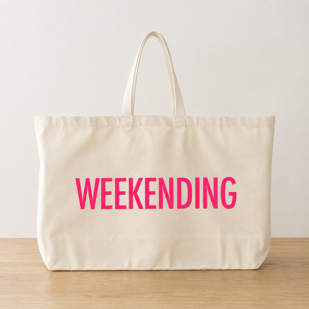 The WEEKENDING Canvas Tote