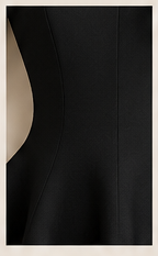 SCULPTED MINI DRESS