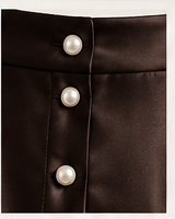 DUTCH SATIN A-LINE SKIRT