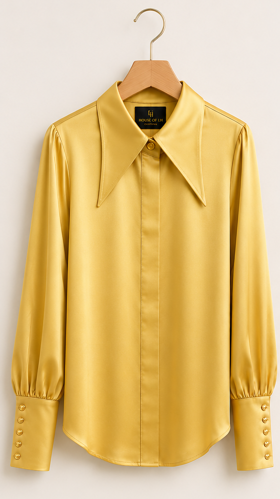 THE GOLDEN HOUR SATIN BLOUSE