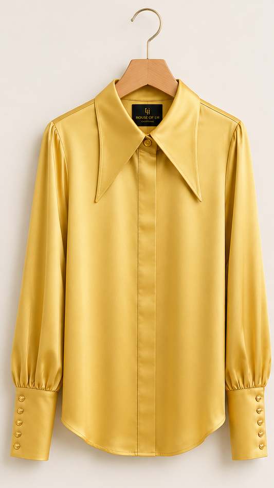 THE GOLDEN HOUR SATIN BLOUSE